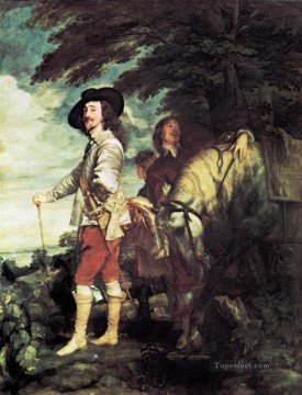 Portrait of Charles I Gdr0classical hunting Oil Paintings